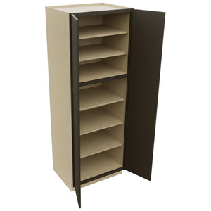 Fabuwood Luna Kona TP302484 Tall Pantry Cabinet, Open View