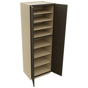 Fabuwood Luna Kona TP302490 Tall Pantry Cabinet, Open View