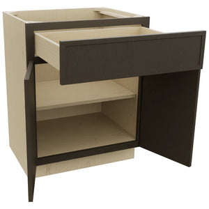 Fabuwood Luna Kona VB27-34 Vanity Base Standard Cabinet, Open View