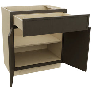 Fabuwood Luna Kona VB30-34 Vanity Base Standard Cabinet, Open View
