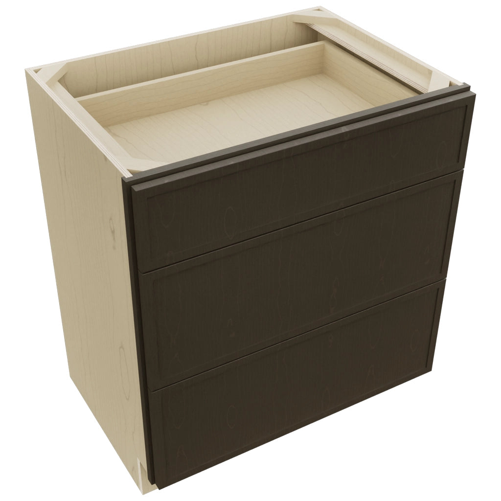 Fabuwood Luna Kona VDB30-34 Vanity Drawer Cabinet, Top View