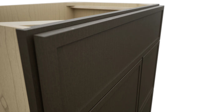Fabuwood Luna Kona VSD36DR Vanity Combo Cabinet, Detail View