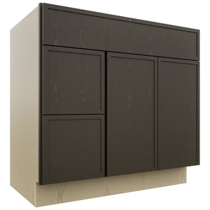 Fabuwood Luna Kona VSD42 Vanity Combo Cabinet, Front View