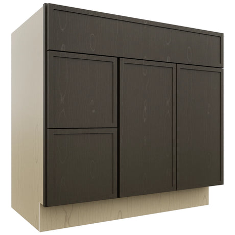 Fabuwood Luna Kona VSD42 Vanity Combo Cabinet, Front View