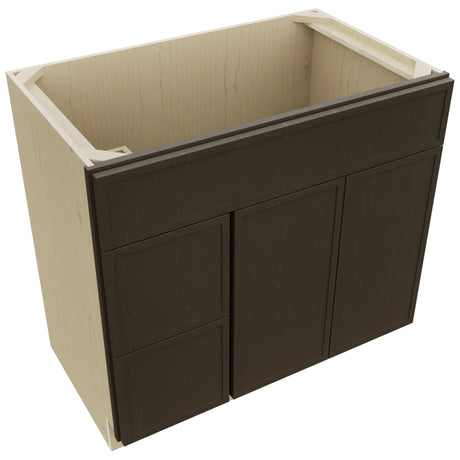 Fabuwood Luna Kona VSD42 Vanity Combo Cabinet, Top View