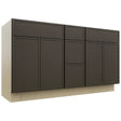 Fabuwood Luna Kona VSD60DOUBLE Vanity Combo Cabinet, Front View