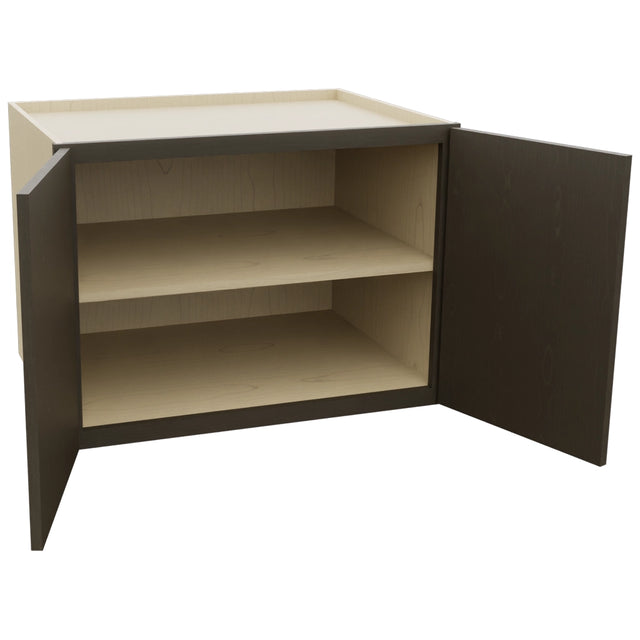 Fabuwood Luna Kona W332424 Wall Deep Cabinet, Open View