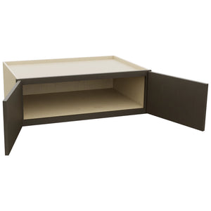 Fabuwood Luna Kona W361224 Wall Deep Cabinet, Open View
