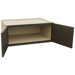 Fabuwood Luna Kona W361524 Wall Deep Cabinet, Open View