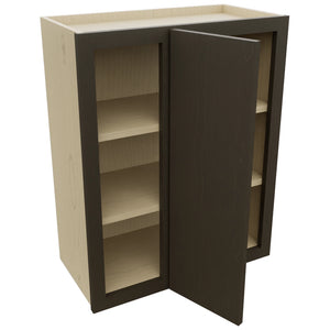 Fabuwood Luna Kona WBC2430 Wall Corner Blind Cabinet, Open View