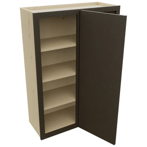 Fabuwood Luna Kona WBC3042 Wall Corner Blind Cabinet, Open View