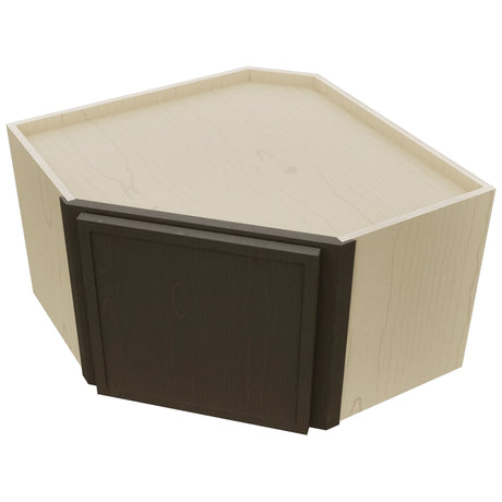 Fabuwood Luna Kona WDC2415 Wall Corner Diagonal Cabinet, Top View