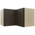 Fabuwood Luna Kona WPC2415 Wall Corner Pie Cabinet, Front View