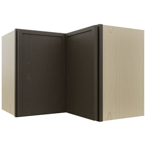 Fabuwood Luna Kona WPC2418 Wall Corner Pie Cabinet, Front View