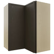 Fabuwood Luna Kona WPC2430 Wall Corner Pie Cabinet, Front View