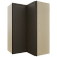 Fabuwood Luna Kona WPC2436 Wall Corner Pie Cabinet, Front View