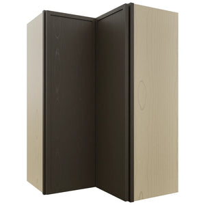 Fabuwood Luna Kona WPC2436 Wall Corner Pie Cabinet, Front View