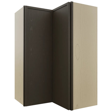 Fabuwood Luna Kona WPC2436 Wall Corner Pie Cabinet, Front View