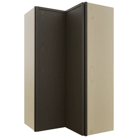 Fabuwood Luna Kona WPC2442 Wall Corner Pie Cabinet, Front View