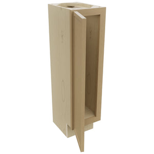 Fabuwood Luna Natural Oak B09FD-12D Base Full Door Cabinet, Open View