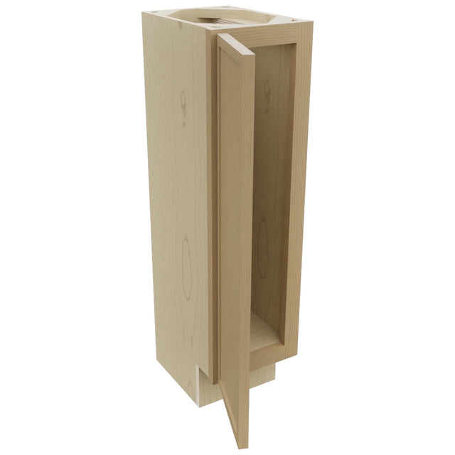 Fabuwood Luna Natural Oak B09FD-12D Base Full Door Cabinet, Open View