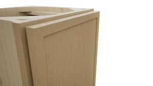Fabuwood Luna Natural Oak B12FD-12D Base Full Door Cabinet, Detail View