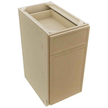 Fabuwood Luna Natural Oak B15 Base Standard Cabinet, Top View