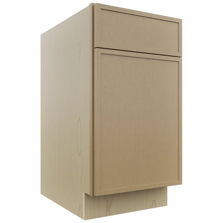 Fabuwood Luna Natural Oak B18 Base Standard Cabinet, Front View