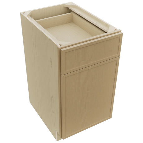 Fabuwood Luna Natural Oak B18 Base Standard Cabinet, Top View