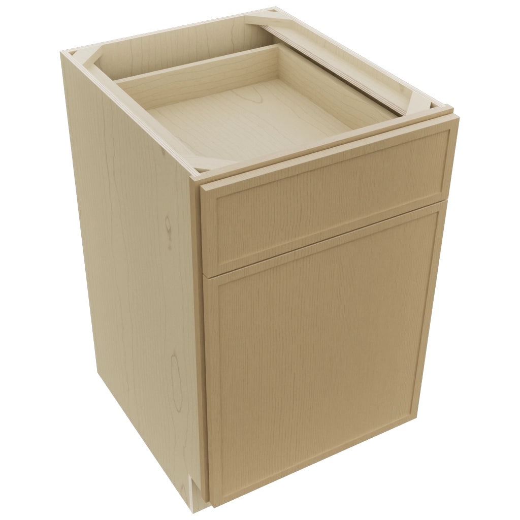 Fabuwood Luna Natural Oak B21 Base Standard Cabinet, Top View