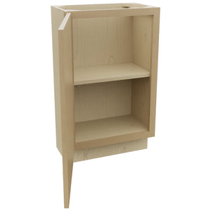 Fabuwood Luna Natural Oak B21FD-12D Base Full Door Cabinet, Open View