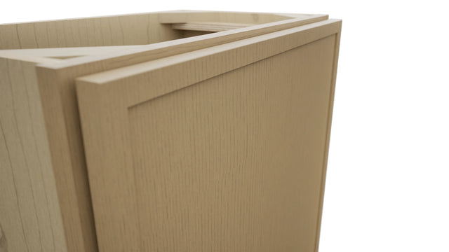 Fabuwood Luna Natural Oak B21FD-12D Base Full Door Cabinet, Detail View
