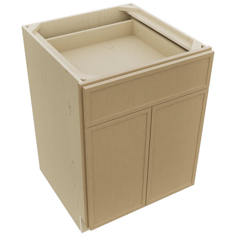 Fabuwood Luna Natural Oak B24 Base Standard Cabinet, Top View