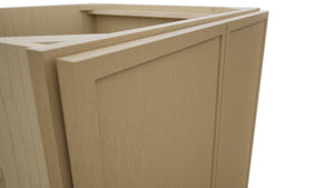 Fabuwood Luna Natural Oak B27FD Base Full Door Cabinet, Detail View