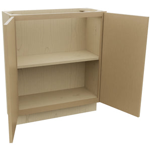 Fabuwood Luna Natural Oak B30FD-12D Base Full Door Cabinet, Open View