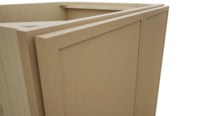 Fabuwood Luna Natural Oak B30FD Base Full Door Cabinet, Detail View