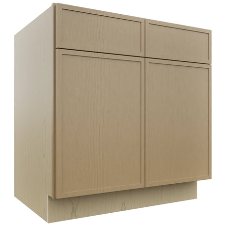 Fabuwood Luna Natural Oak B33 Base Standard Cabinet, Front View
