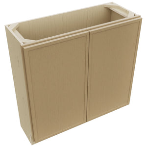 Fabuwood Luna Natural Oak B33FD-12D Base Full Door Cabinet, Top View