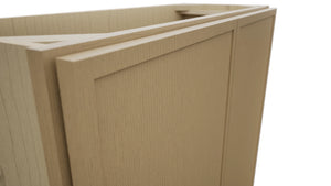 Fabuwood Luna Natural Oak B33FD-12D Base Full Door Cabinet, Detail View