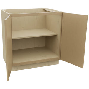 Fabuwood Luna Natural Oak B33FD Base Full Door Cabinet, Open View