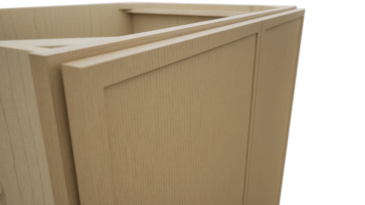 Fabuwood Luna Natural Oak B33FD Base Full Door Cabinet, Detail View