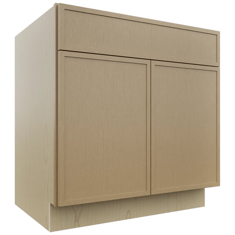 Fabuwood Luna Natural Oak B33SDF Base Standard Cabinet, Front View