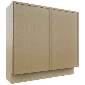 Fabuwood Luna Natural Oak B36FD-12D Base Full Door Cabinet, Front View