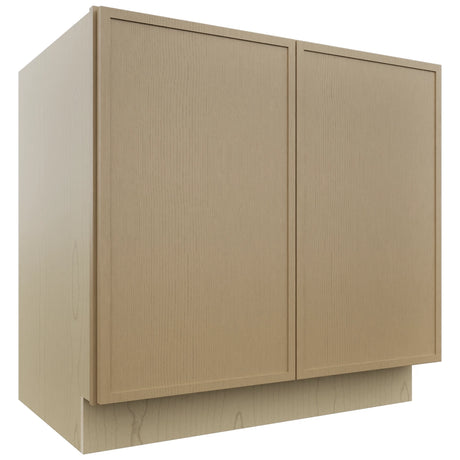 Fabuwood Luna Natural Oak B36FD Base Full Door Cabinet, Front View