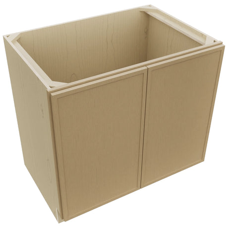 Fabuwood Luna Natural Oak B36FD Base Full Door Cabinet, Top View