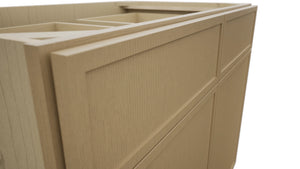 Fabuwood Luna Natural Oak B39 Base Standard Cabinet, Detail View