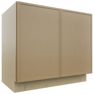 Fabuwood Luna Natural Oak B39FD Base Full Door Cabinet, Front View