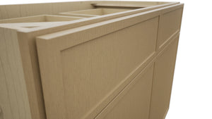 Fabuwood Luna Natural Oak B42 Base Standard Cabinet, Detail View