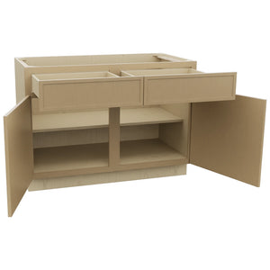 Fabuwood Luna Natural Oak B48 Base Standard Cabinet, Open View