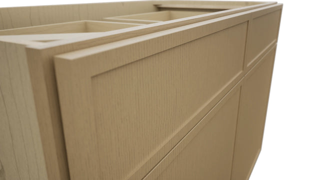 Fabuwood Luna Natural Oak B48 Base Standard Cabinet, Detail View